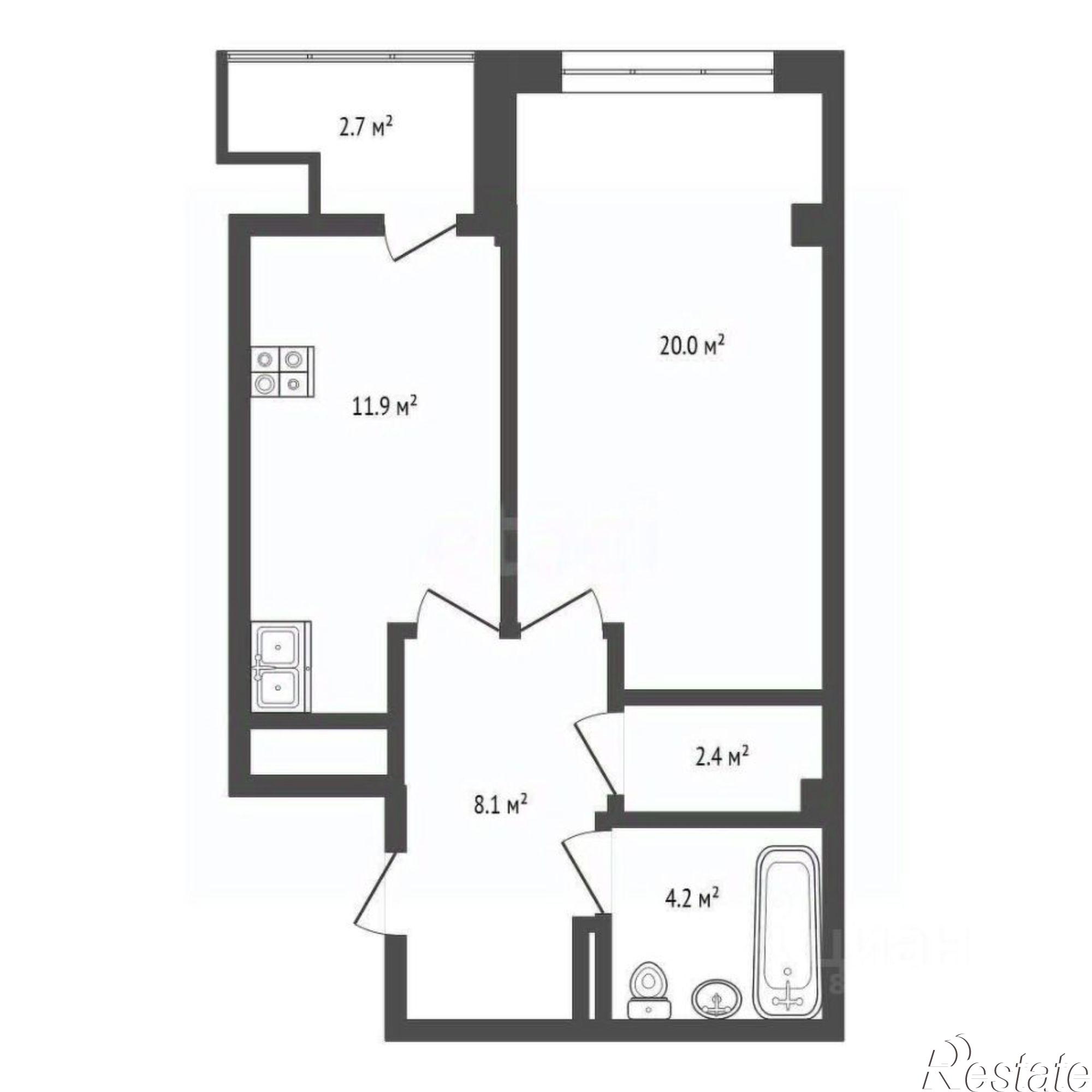 Купить квартиру за 6 800 000 рублей на улица Фридриха Энгельса, 7/39