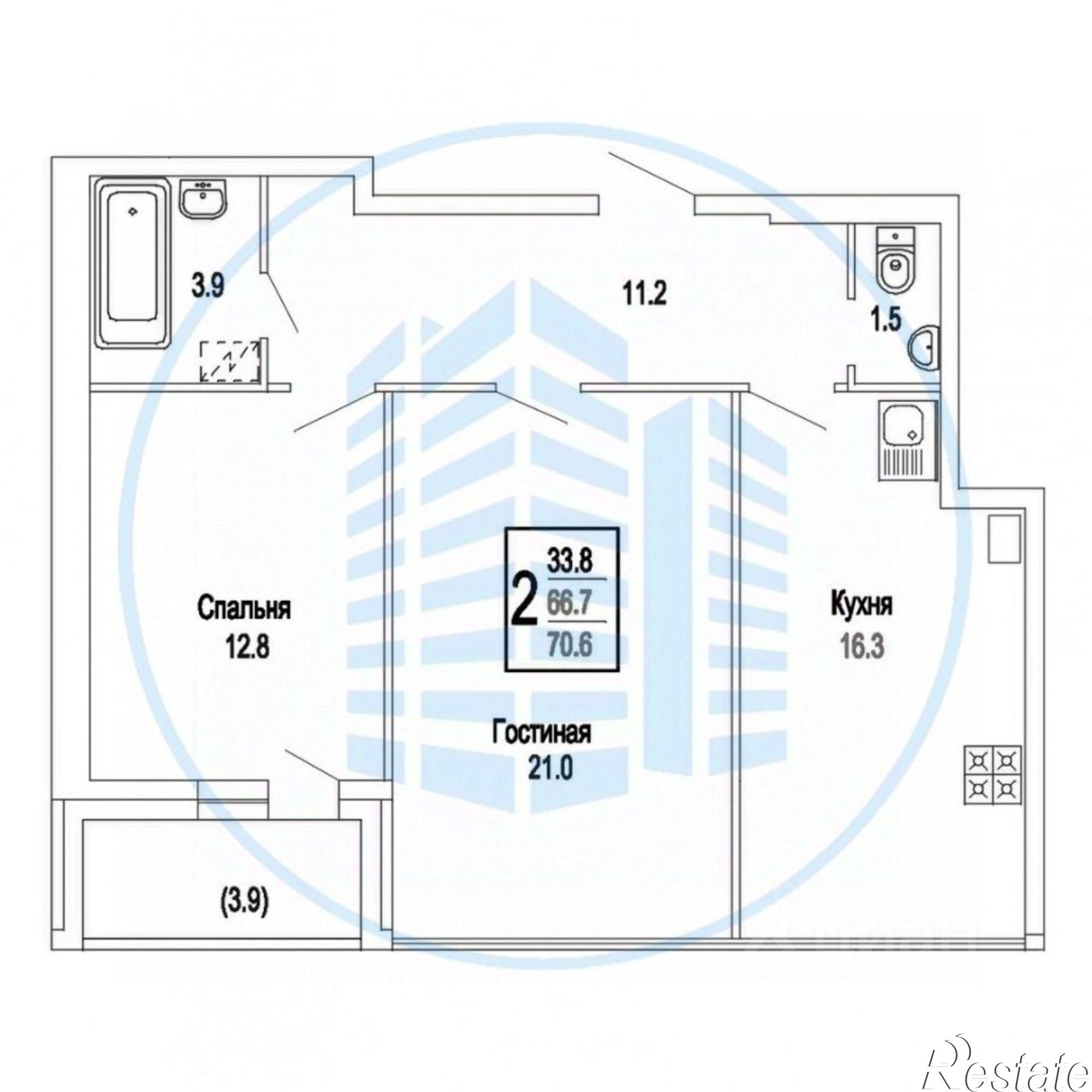 Купить квартиру за 8 600 000 рублей на улица Фридриха Энгельса, 44/4