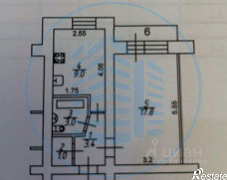 1-комн квартира Садовый переулок, 10,  д. 10