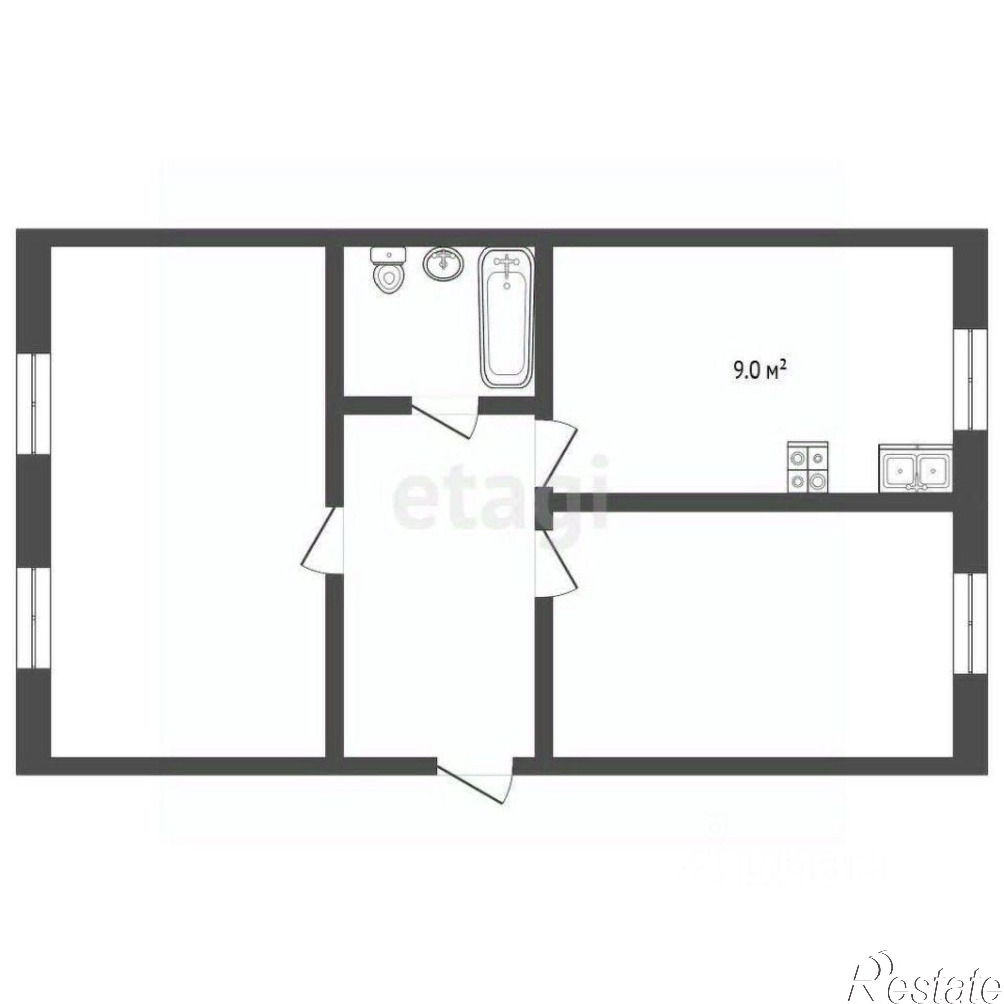 Купить квартиру за 4 700 000 рублей на улица Максима Горького, 80