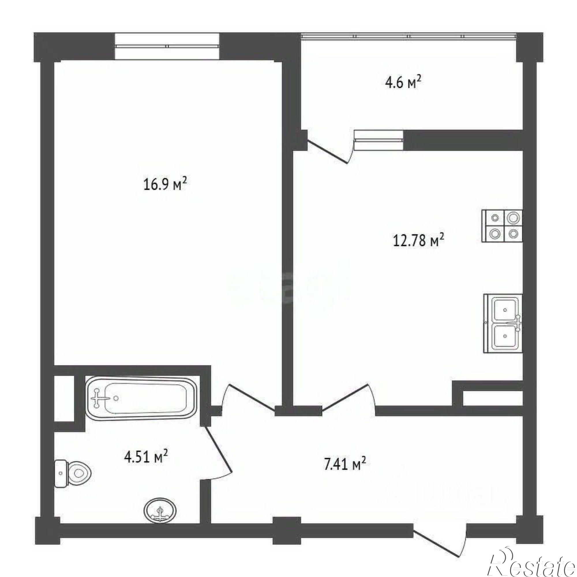 Купить квартиру за 7 700 000 рублей на улица Буачидзе, 35