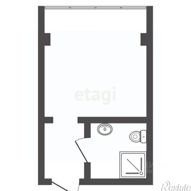 1-комн квартира улица Фридриха Энгельса, 7/39,  д. 7/39