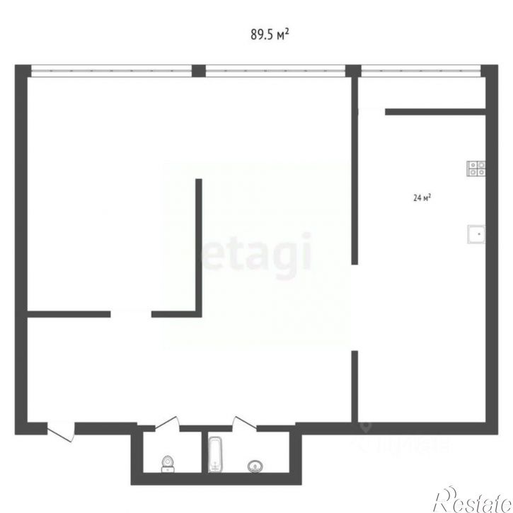 2-комн квартира улица Буачидзе, 35,  д. 35