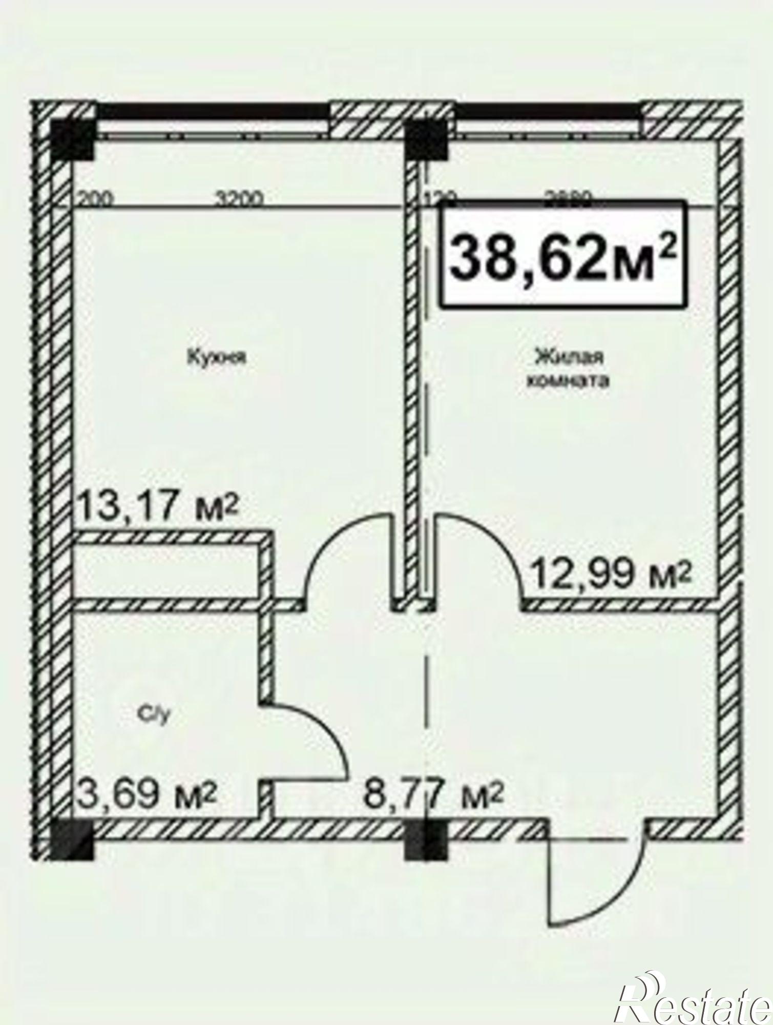Купить квартиру за 4 441 300 рублей на Октябрьская улица, 154А