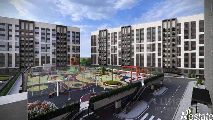 3-комн квартира в новом доме Октябрьская улица, 190Б,  д. 190Б