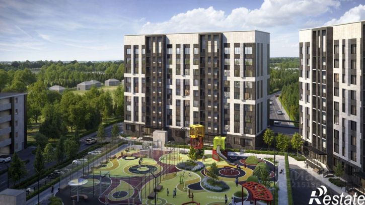 3-комн квартира в новом доме Октябрьская улица, 190Б,  д. 190Б