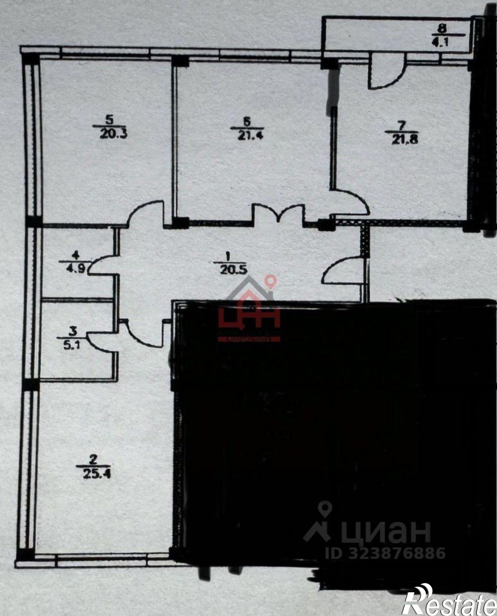 Купить квартиру за 12 300 000 рублей на ул Октябрьская, 337/3