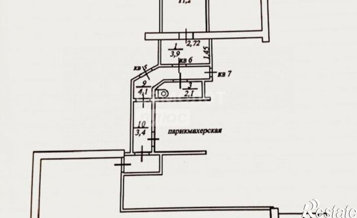 1-комн квартира Октябрьская улица, 452,  д. 452