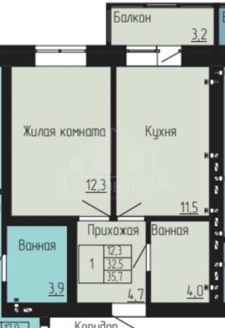 1-комн квартира Никольская ул.