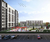 1-комн, 43 кв м, этаж 2/9 Октябрьская улица, 190Б