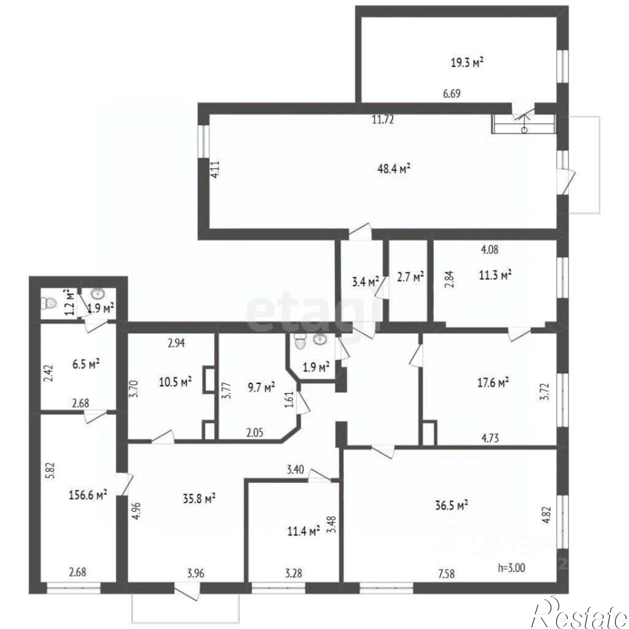 Купить торговое помещение за 25 989 200 рублей на переулок Менделеева, 7