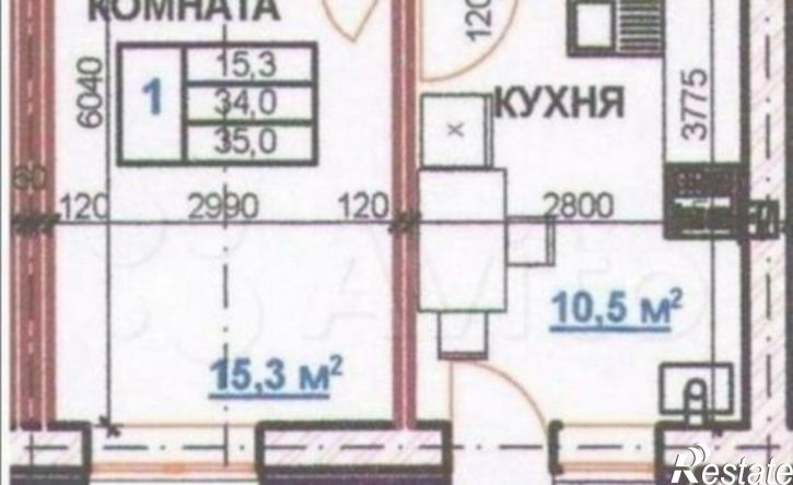 1-комн квартира ул Очаровательная, 10 5,  д. 10 5,  к. 5