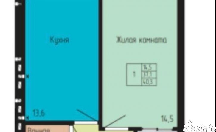 1-комн квартира Никольская улица, 27/7А