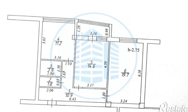 2-комн квартира ул Никольская, 21 4,  д. 21 4,  к. 4