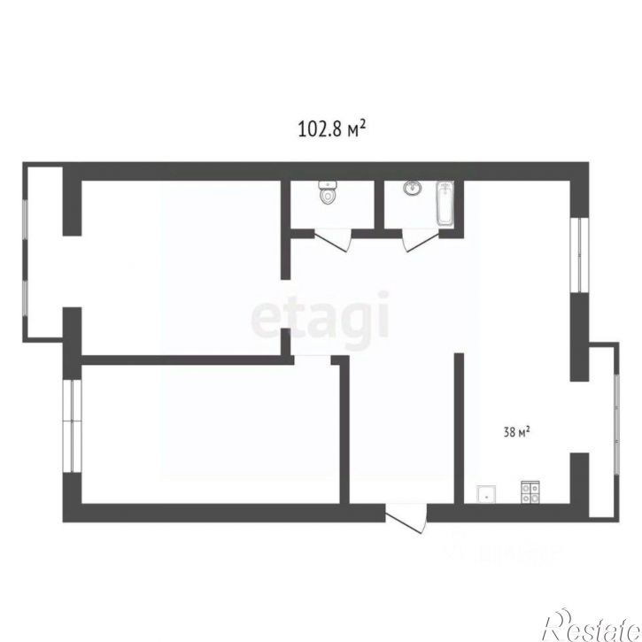 3-комн квартира Элеваторная улица, 66А,  д. 66А