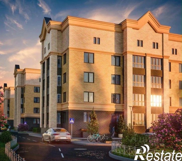 2-комн квартира в новом доме улица имени Рыбникова, 34,  д. 34