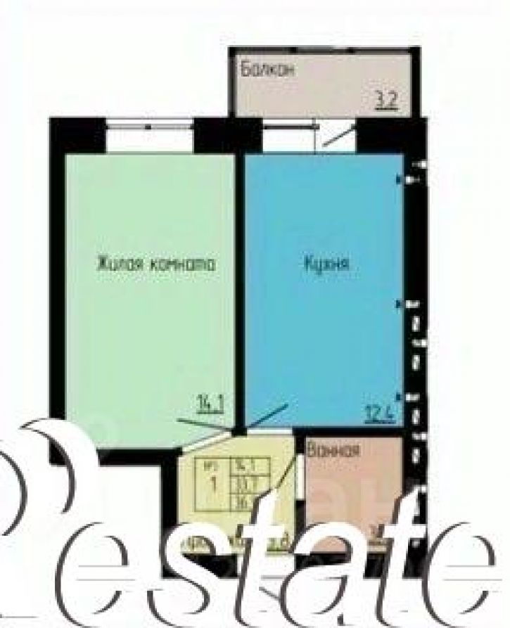 1-комн квартира Никольская улица, 27 к5,  д. 27 к5