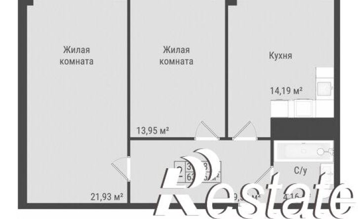 2-комн квартира в новом доме ул Благодатная, 28,  д. 28