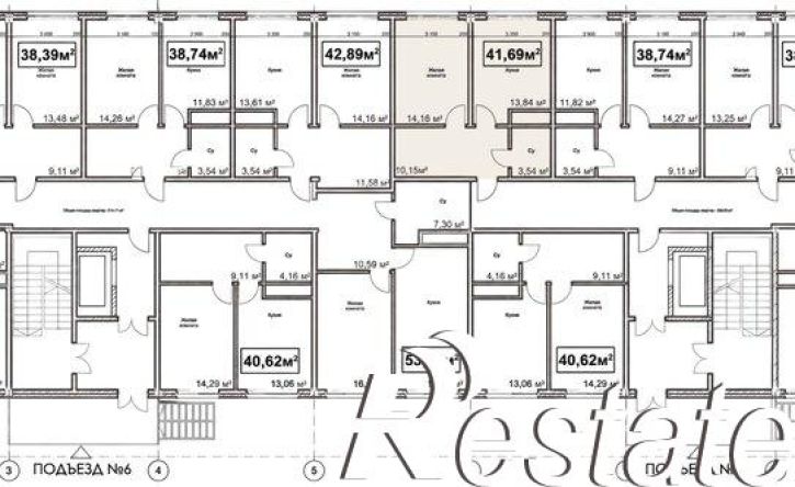 1-комн квартира в новом доме Октябрьская улица, 190Б,  д. 190Б