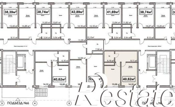 1-комн квартира в новом доме Октябрьская улица, 190Б,  д. 190Б