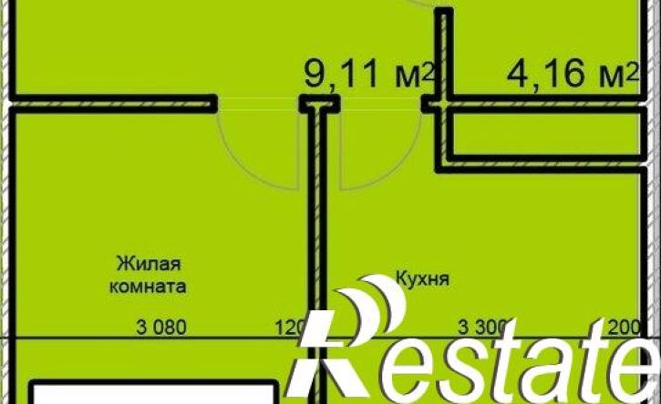 1-комн квартира в новом доме ул Благодатная, 28,  д. 28