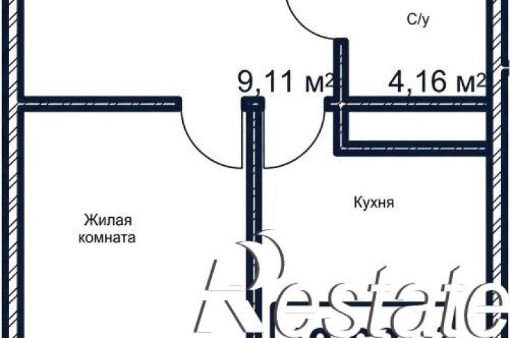 1-комн квартира в новом доме ул Благодатная, 28,  д. 28