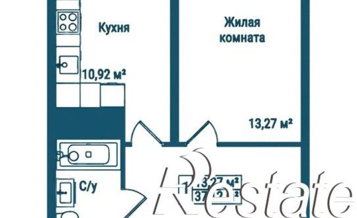 1-комн квартира в новом доме улица Гаевского, 149,  д. 149