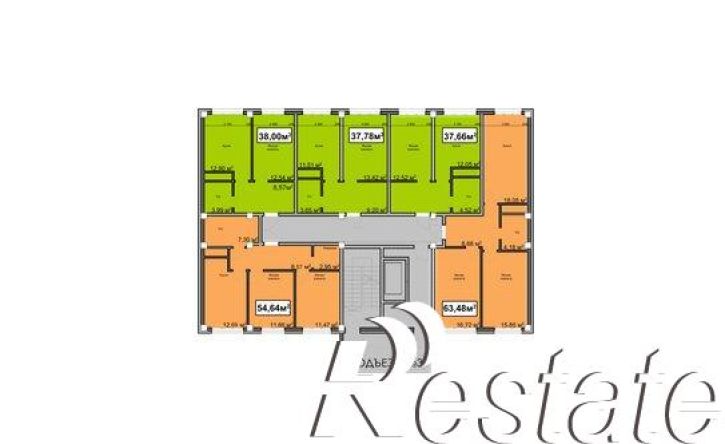 2-комн квартира в новом доме улица Гаевского, 149,  д. 149