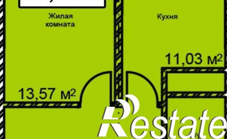 1-комн квартира в новом доме улица Гаевского, 149,  д. 149